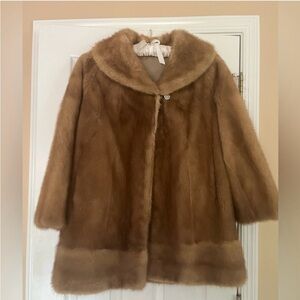 Genuine mink coat (vintage)